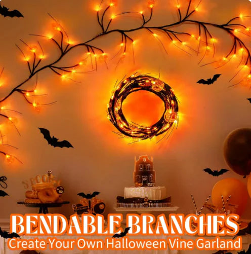 54 LED Halloween Pumpkin String Light